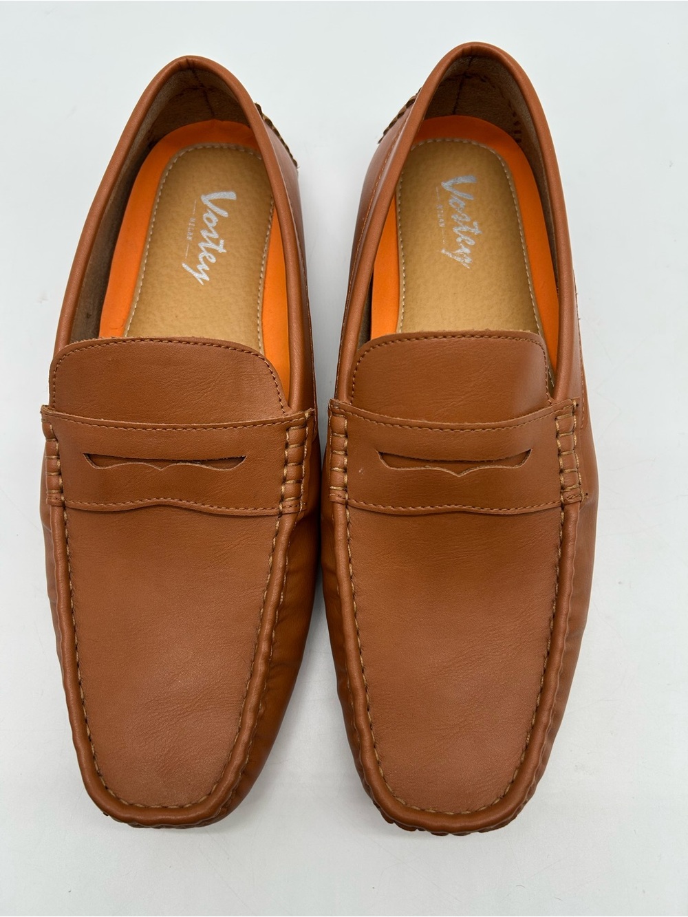 Vostey Tan Penny Loafer /Driving Shoes 11.5 NEW